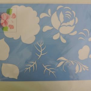 Stencil Rosas