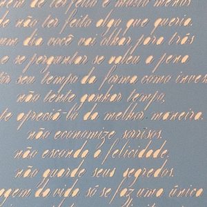Stencil Seja Feliz