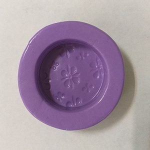 Molde em Silicone em forma de Bolacha