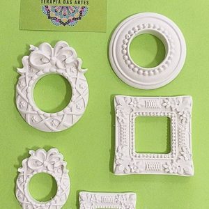 Pack de 5 Molduras em Gesso