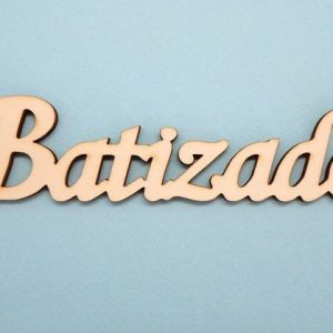 Palavra Batizado em Madeira