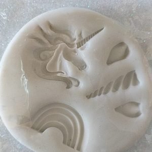 Molde de Unicórnio em Silicone