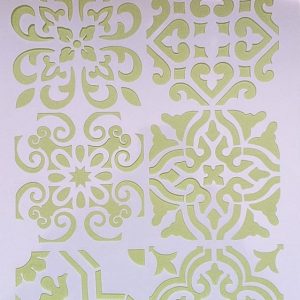 Stencil Azulejos