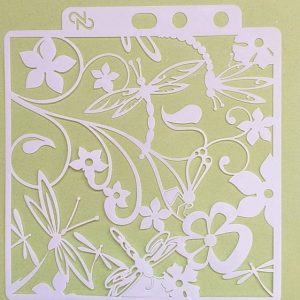 Stencil com Libélulas