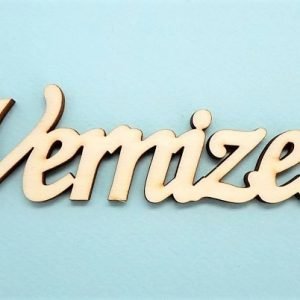 Palavra em Madeira "Vernizes"