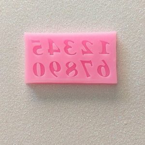Molde de Silicone Numeros