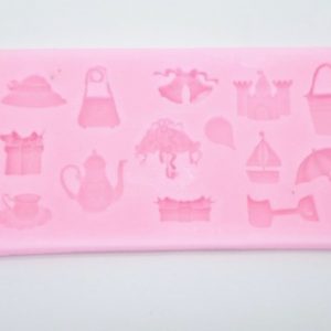 Molde de Silicone de Miniaturas com vários motivos