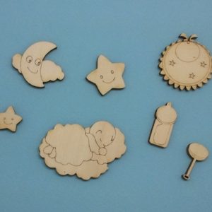 Bebé, conjunto em Madeira