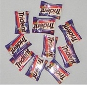 Pack de 10 miniaturas de Pastilhas Trident Menta