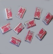 Pack de 10 miniaturas de Pacotes de Leite Parmalatt