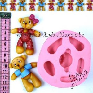 Molde de Ursinho, em Silicone
