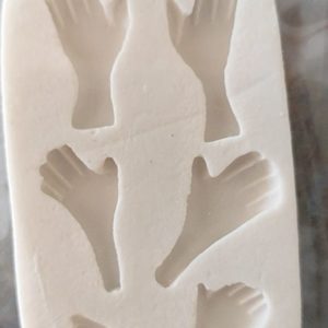 Molde de Mãos em Silicone