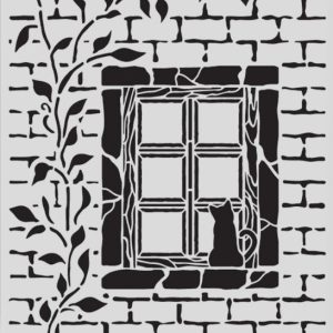 Stencil Janela