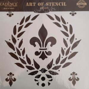 Stencil Flor de Lis, da Cadence