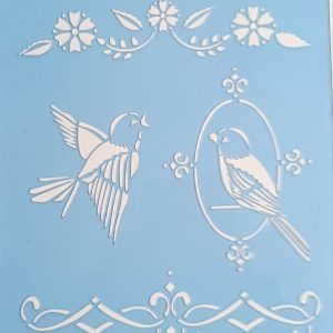 Stencil Passarinhos