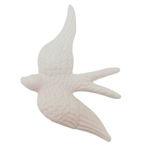 Andorinha Asa Curva, em Faiança