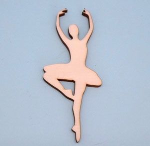 Bailarina em Madeira  (Aplicação)