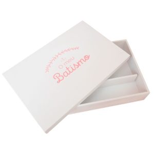 Caixa de Batismo Branca