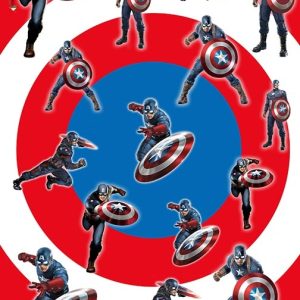 Papel de Arroz "Capitão América"