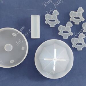 Molde de Carrossel, em Silicone
