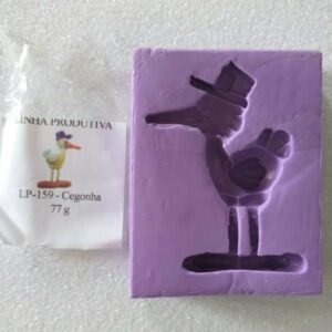 Molde em Silicone "Cegonha"