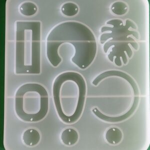 Molde de Brincos, em Silicone