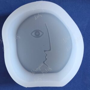 Molde Rosto, em Silicone