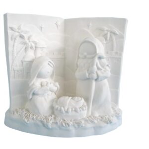 Presépio Infantil com Livro, em Marfinite Nacional