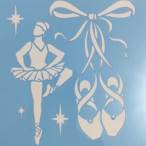 Stencil Bailarina