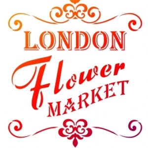 Stencil "London Flower Market"