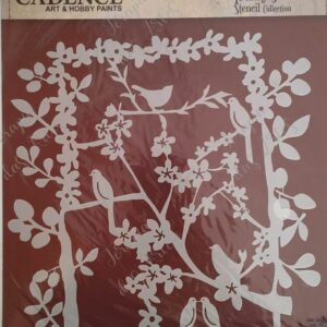 Stencil Árvore com Passarinhos, da Cadence