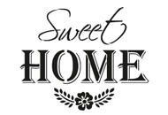 Stencil "Sweet Home"